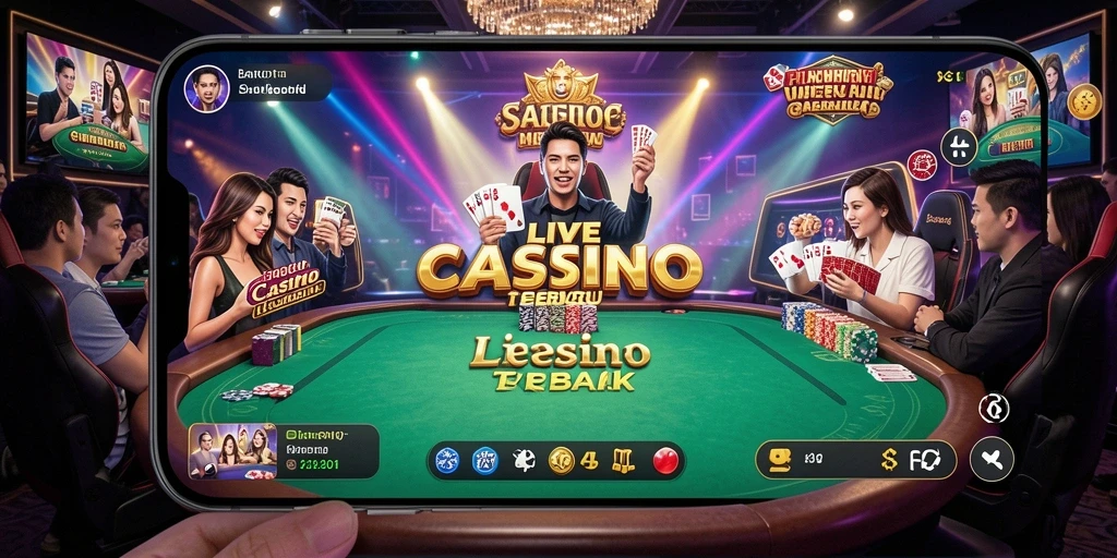 Tampilan gameplay seru di aplikasi Live Casino BARU01.