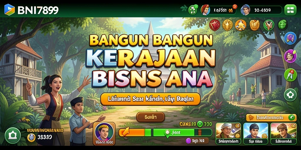 Tampilan interaktif dan dinamis dari gameplay BNI789.