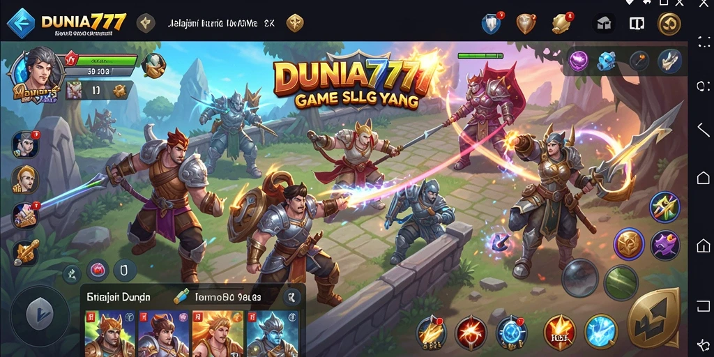 Gameplay DUNIA777 yang penuh strategi dan kolaborasi.
