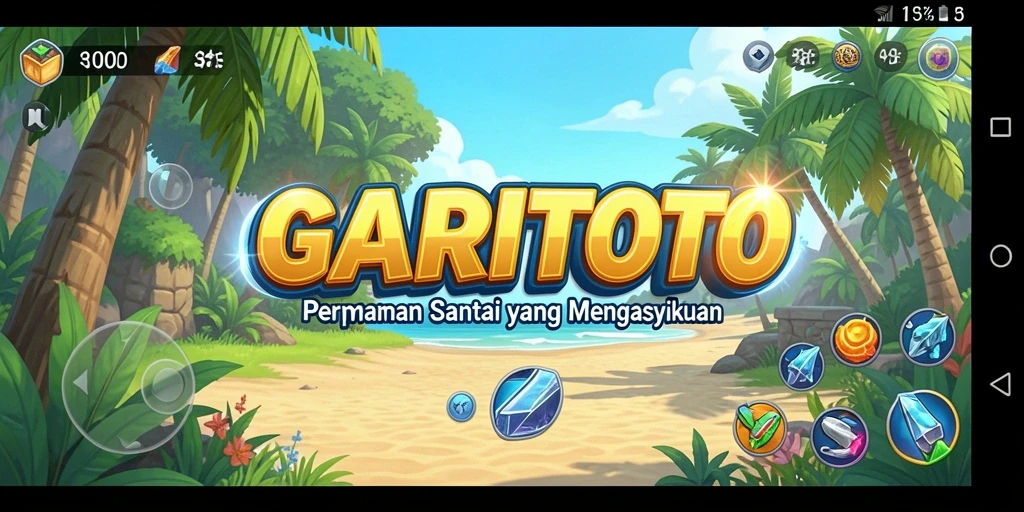 Tampilan klasik GARITOTO yang menangkap momen seru gameplay.
