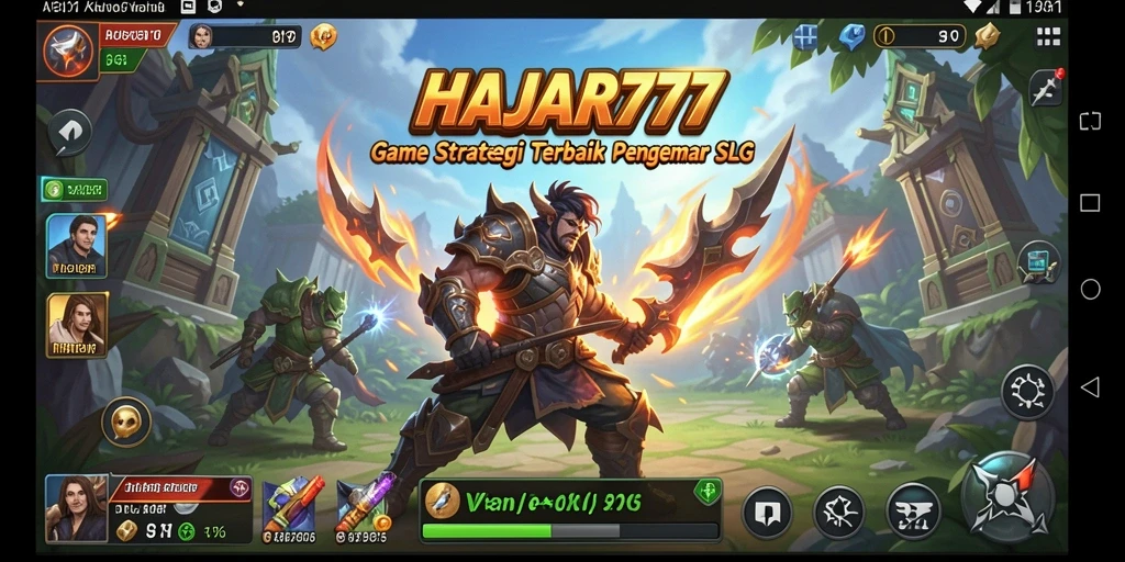 Tampilan gameplay HAJAR777 yang seru dan strategis di dunia SLG.