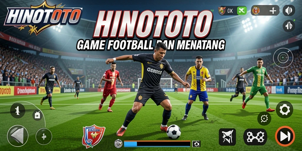 Gameplay HINOTOTO yang seru dan mendebarkan di lapangan hijau.