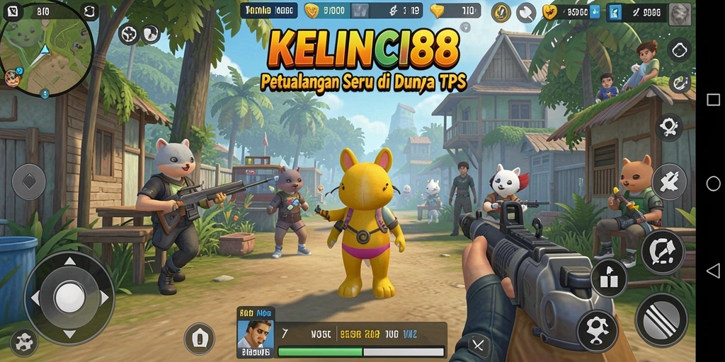 Tampilan gameplay seru di KELINCI88 dengan aksi karakter yang dinamis.