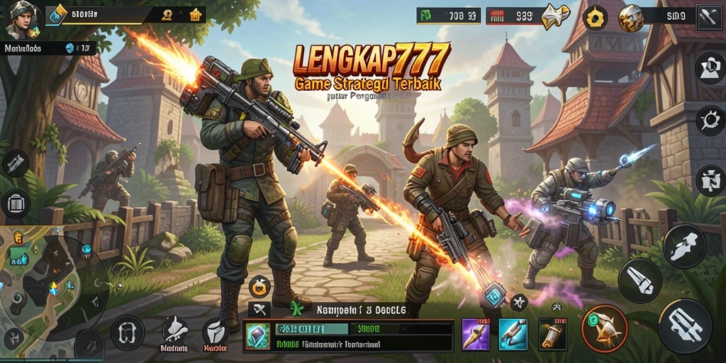 Tampilan gameplay SLG yang mendebarkan dan strategis.