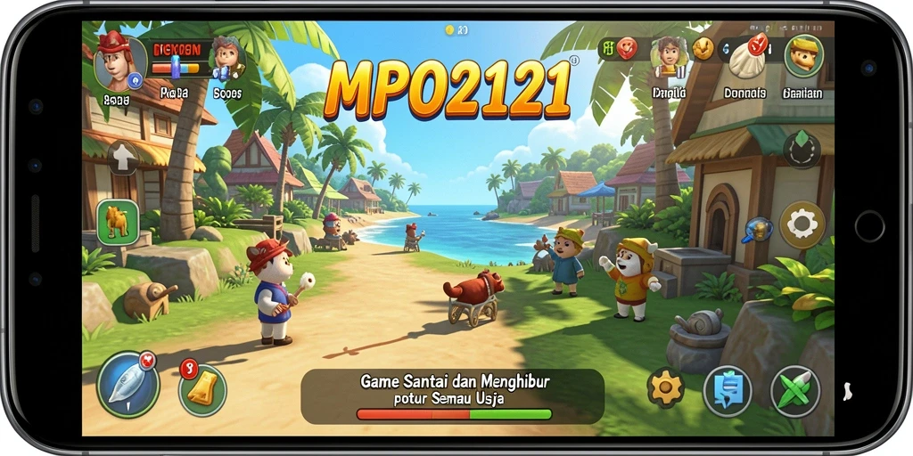 Screenshot MPO2121 menampilkan gameplay santai dan menyenangkan.