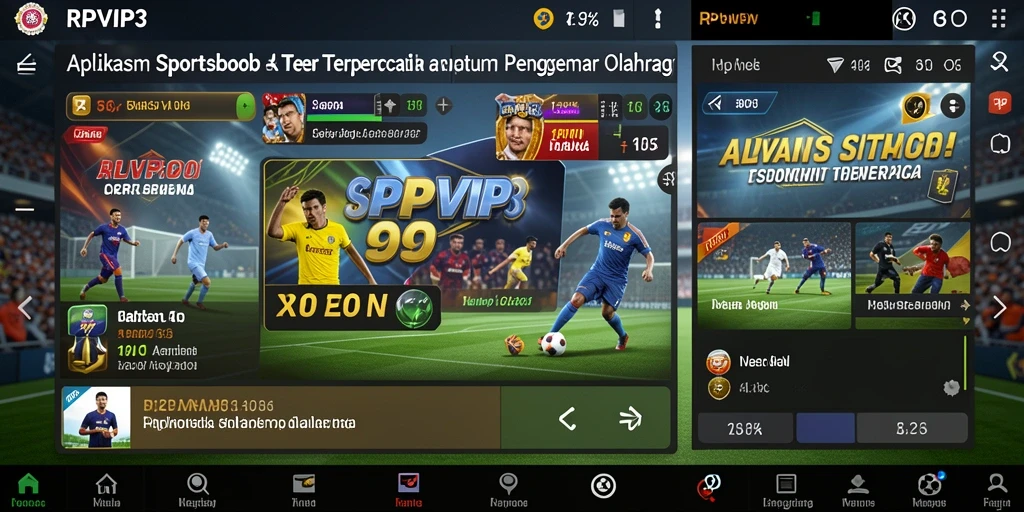 Tampilan gameplay Sportsbook RPVIP3 dengan fitur taruhan yang menarik.