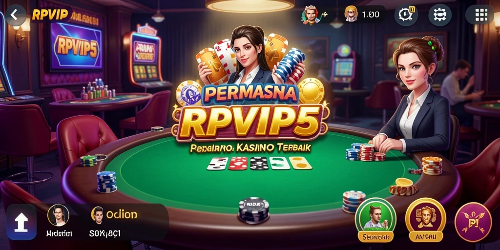 Screenshot gameplay RPVIP5 menampilkan suasana Kasino yang mengasyikkan.