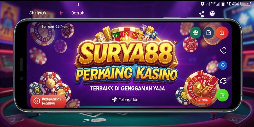 Tampilan gameplay menarik dari aplikasi Kasino SURYA88.