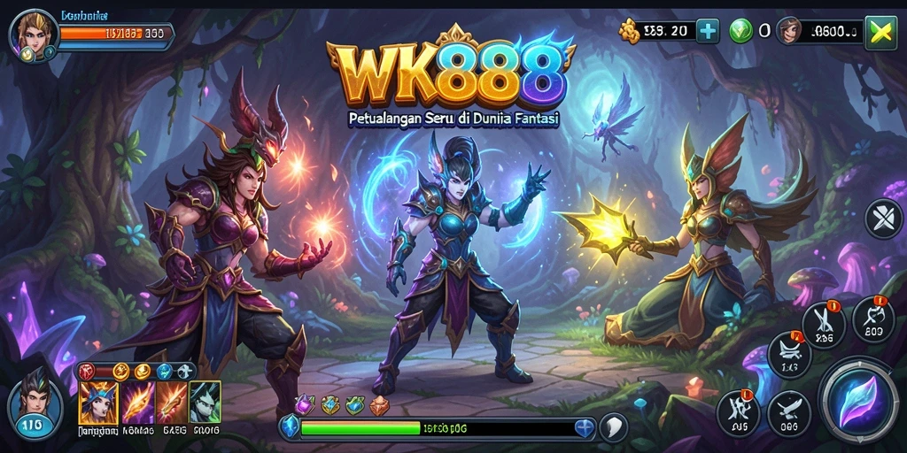 Screenshot gameplay WK888 menunjukkan momen aksi menegangkan di dunia petualangan.